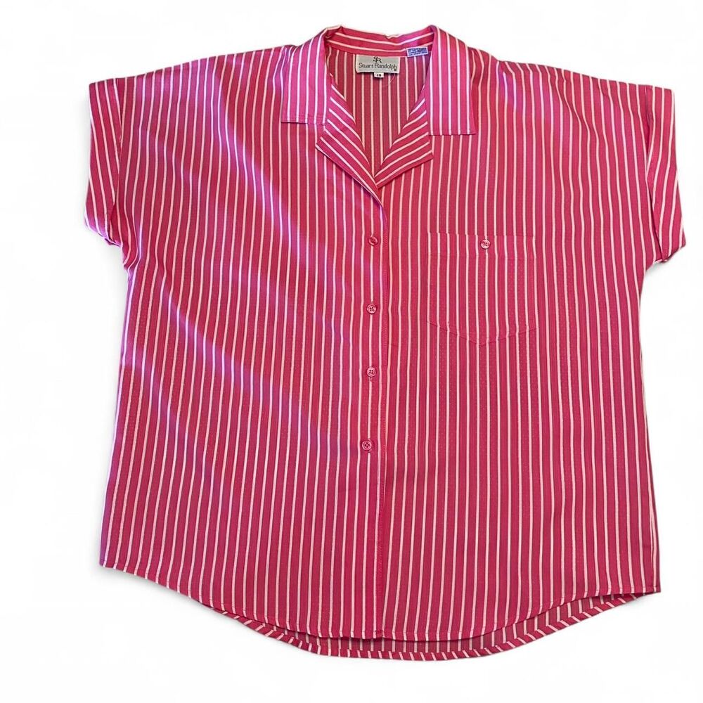 Vintage pinstripe button up top